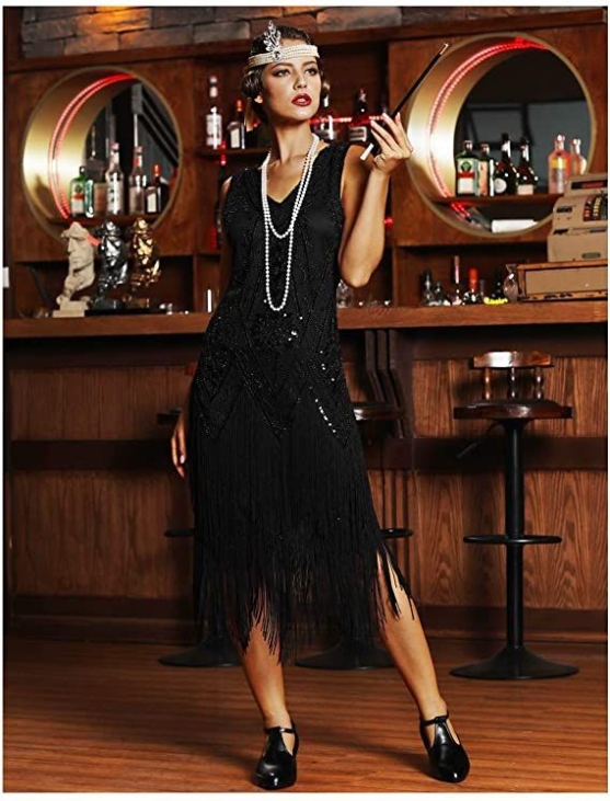 Step Back In Time With A Flapper-Inspired 1920’s Gatsby Style Dress