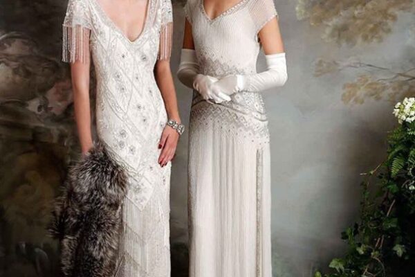 Step Back In Time With Stunning 1920s-Inspired Wedding Dresses