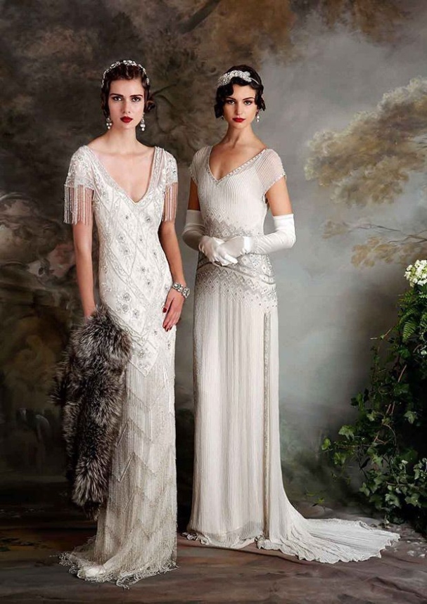 Step Back In Time With Stunning 1920s-Inspired Wedding Dresses