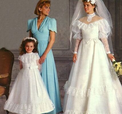 Get Ready To Rock The Aisle With These Rad 1980’s Style Wedding Dresses!