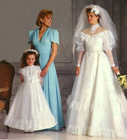 Get Ready To Rock The Aisle With These Rad 1980’s Style Wedding Dresses!