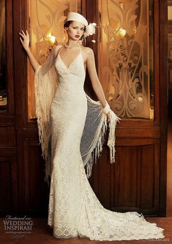 Backdate 4 Yolan Cris Revival Vintage Wedding Dress Collection ()