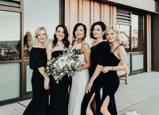 Elegant Ebony Elegance: 10 Stunning Black Bridesmaid Dresses To Wow Your Wedding Party