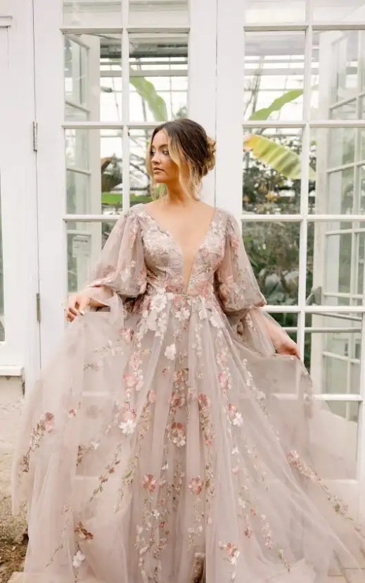 Niche Utama 2 Boho Wedding Dresses  Essense Of Australia - Bohemian Gowns