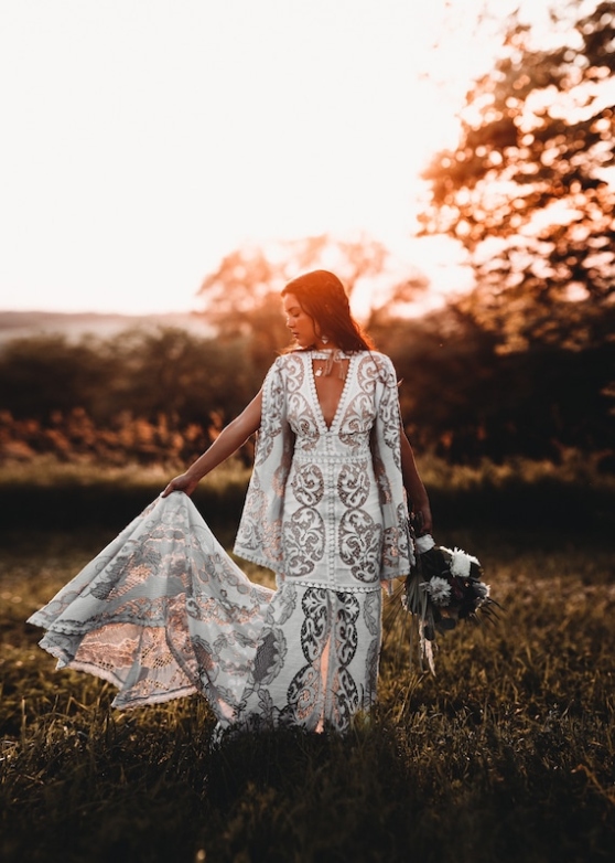 Enchanting Boho Chic: Elevate Your Big Day With A Lace Wedding Dress