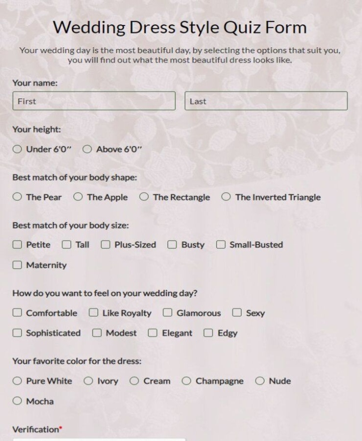 Discover Your Dream Bridal Style With Our Interactive Dress Quiz!