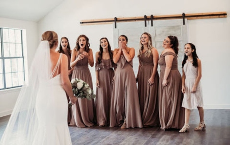 Daringly Different: Stunning Bridesmaid Dresses In The Same Color, But With Unique Styles!